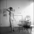 Written on the body .. This series began in 1994. The sitter would decide on the text and it’s placement etc.